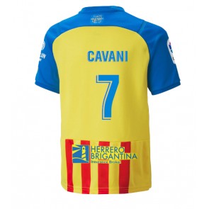 Valencia Edinson Cavani #7 Tredje Tröja 2022-23 Kortärmad